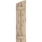 Ekena Millwork Pecky Cypress 2 Board Joined Board-n-Batten w/Elliptical Top Faux Wood Shutters, 11"W x 48"H SHUBJL11X48PCPR - alternate 6